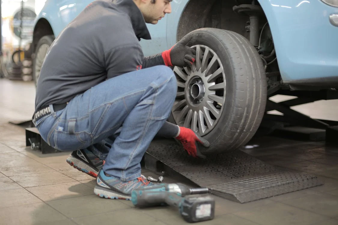 car tire fixing
